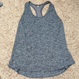 Active USA Charcoal Racerback Tank Top